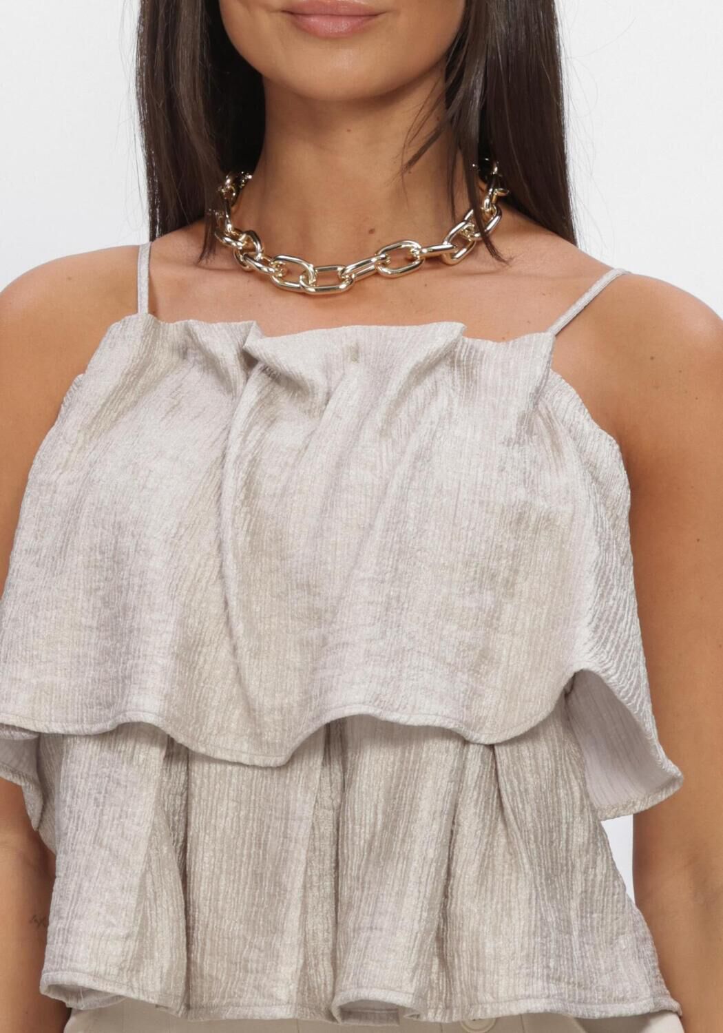 CO'COUTURE CHERCC TOP Hauts & T-shirts en argent - large