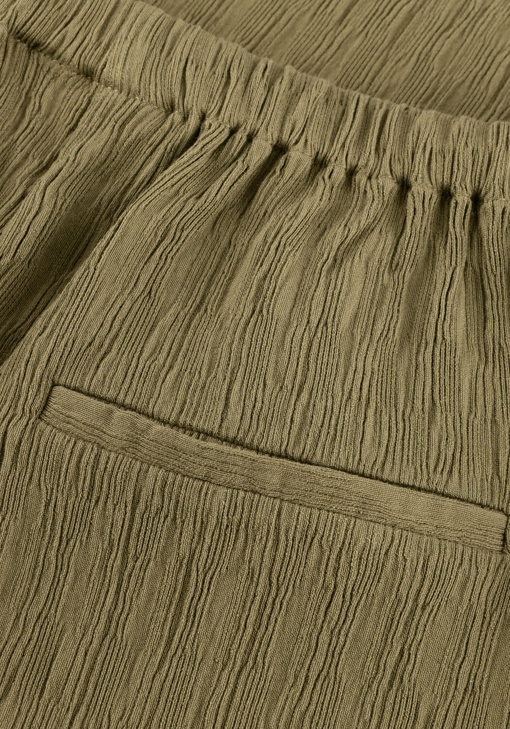 Olijf ANOTHER LABEL Broeken/jumpsuits ALMERLA PANTS - large