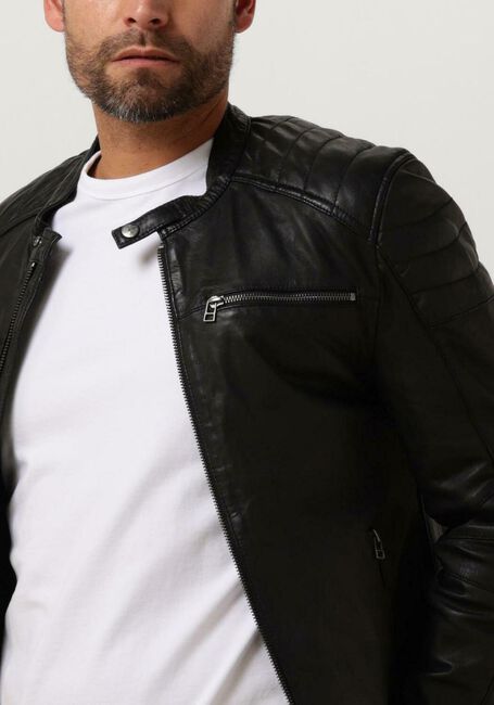 GOOSECRAFT Veste en cuir GC JACKET965 en noir - large