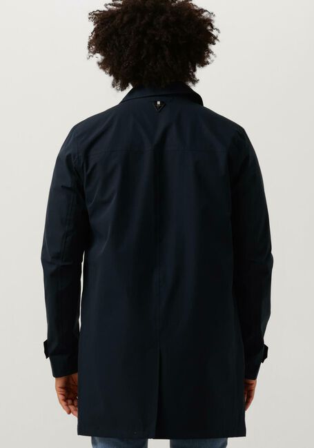 Blauwe VANGUARD Mantel LONG JACKET POLY SOFT TOUCH V-COAT - large
