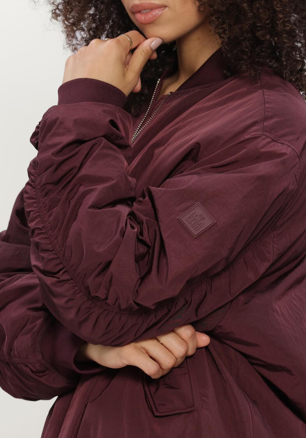 THE LOLA CLUB Jack LINA BOMBER Bordeaux - large