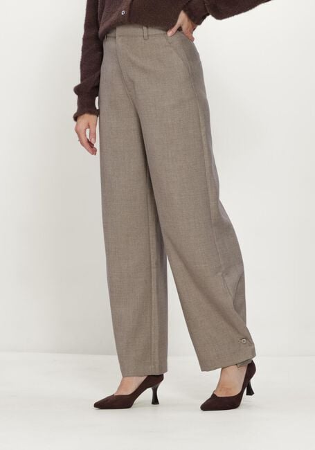 RUBY TUESDAY CLENDIS TAPPERED BUTTON DETAIL PANTS Blouses en gris - large
