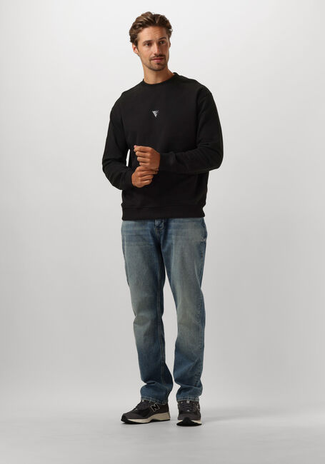 Zwarte PURE PATH Sweater LOOSE FIT SWEATERS CREWNECK305 - large