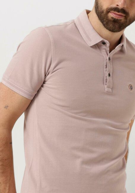 CAST IRON Polo SHORT SLEEVE POLO COTTON GD PIQUE en violet - large