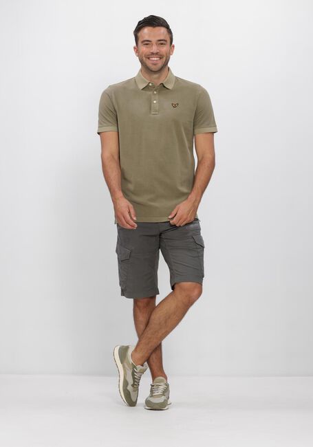 PME LEGEND Polo SHORT SLEEVE POLO PIQUE GARMENT DYED TAILWING Kaki - large