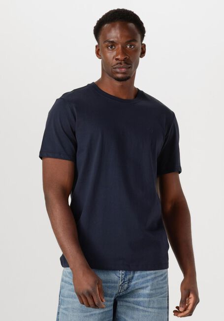 SCOTCH & SODA T-shirt LOGO T-SHIRT Bleu foncé - large