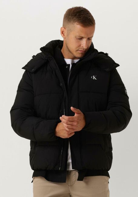 Zwarte CALVIN KLEIN Gewatteerde jas ESSENTIALS NON DOWN JACKET - large