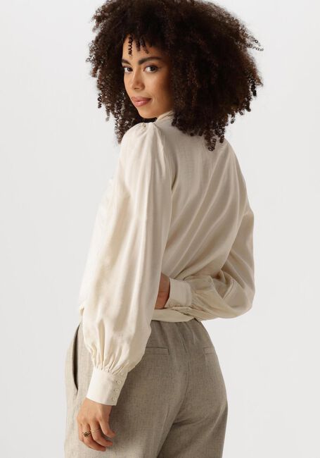 Y.A.S. YASPIL LS BOW SHIRT Blouses Crème - large