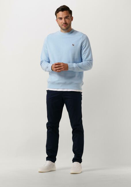 PS PAUL SMITH Chandail MENS REG FIT SWEATSHIRT ZEBRA Bleu clair - large