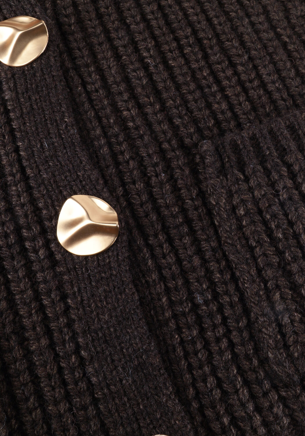 SECOND FEMALE ULRIKKE KNIT VEST Pulls & Gilets en marron - large