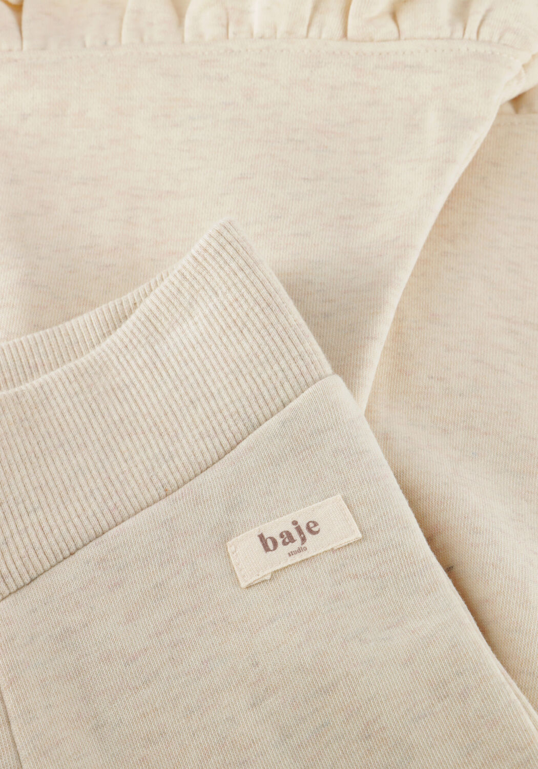 BAJE STUDIO Pantalon &eacute;vas&eacute; FYCA &Eacute;cru - large