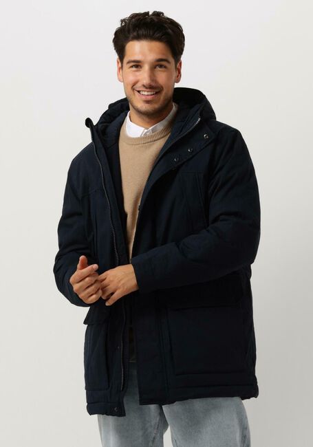 Donkerblauwe LYLE & SCOTT Jassen MICROFLEECE PARKA 2.0 - large