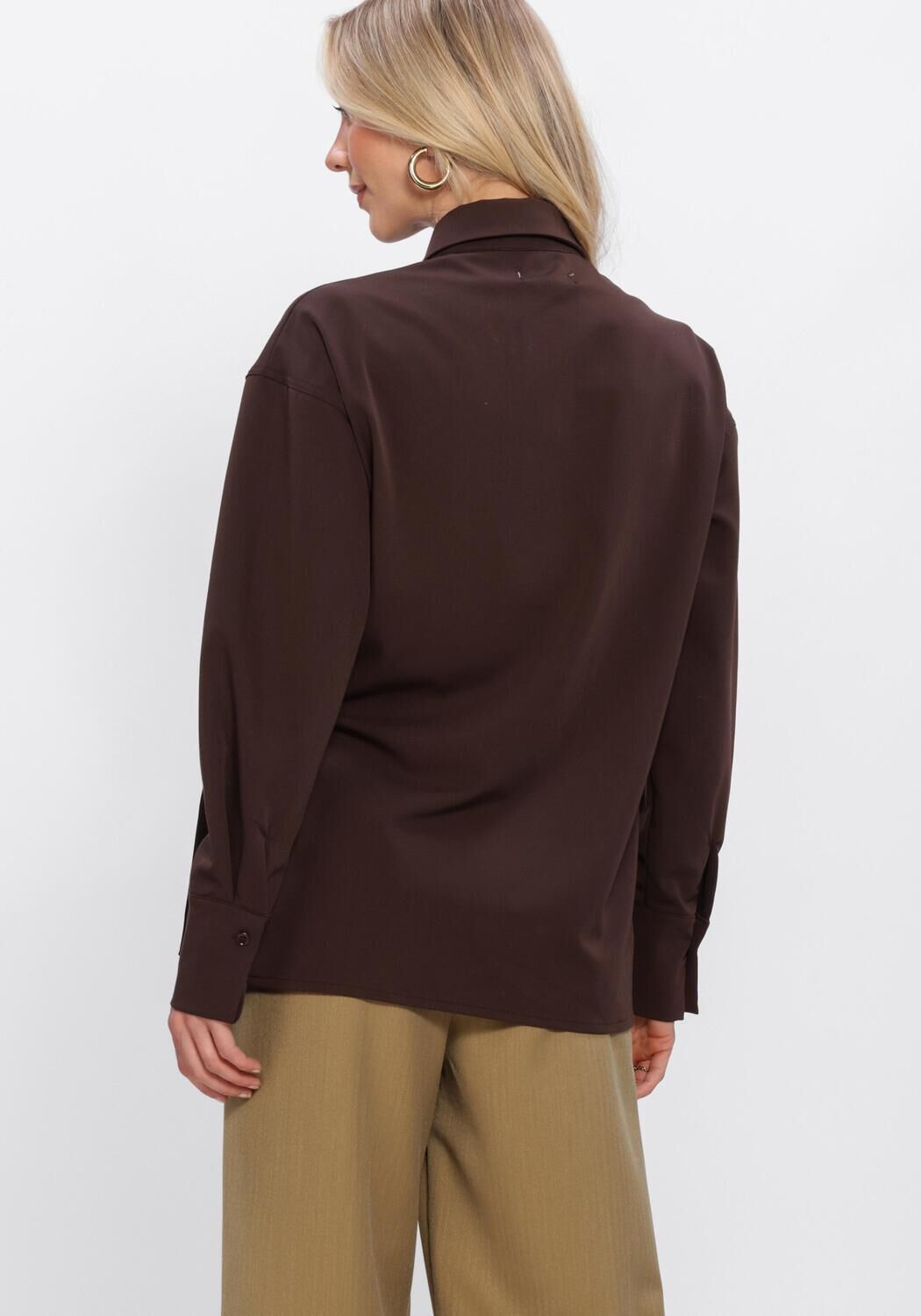 STUDIO AMAYA ROOS BLOUSE Blouses en marron - large
