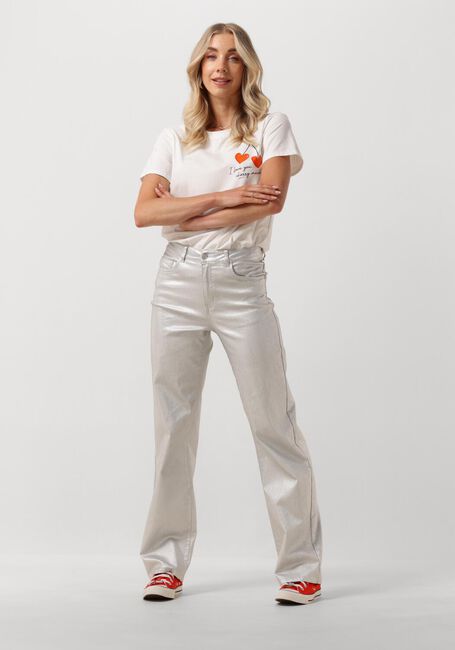 Creme YDENCE T-shirt T-SHIRT CHERRY MUCH - large