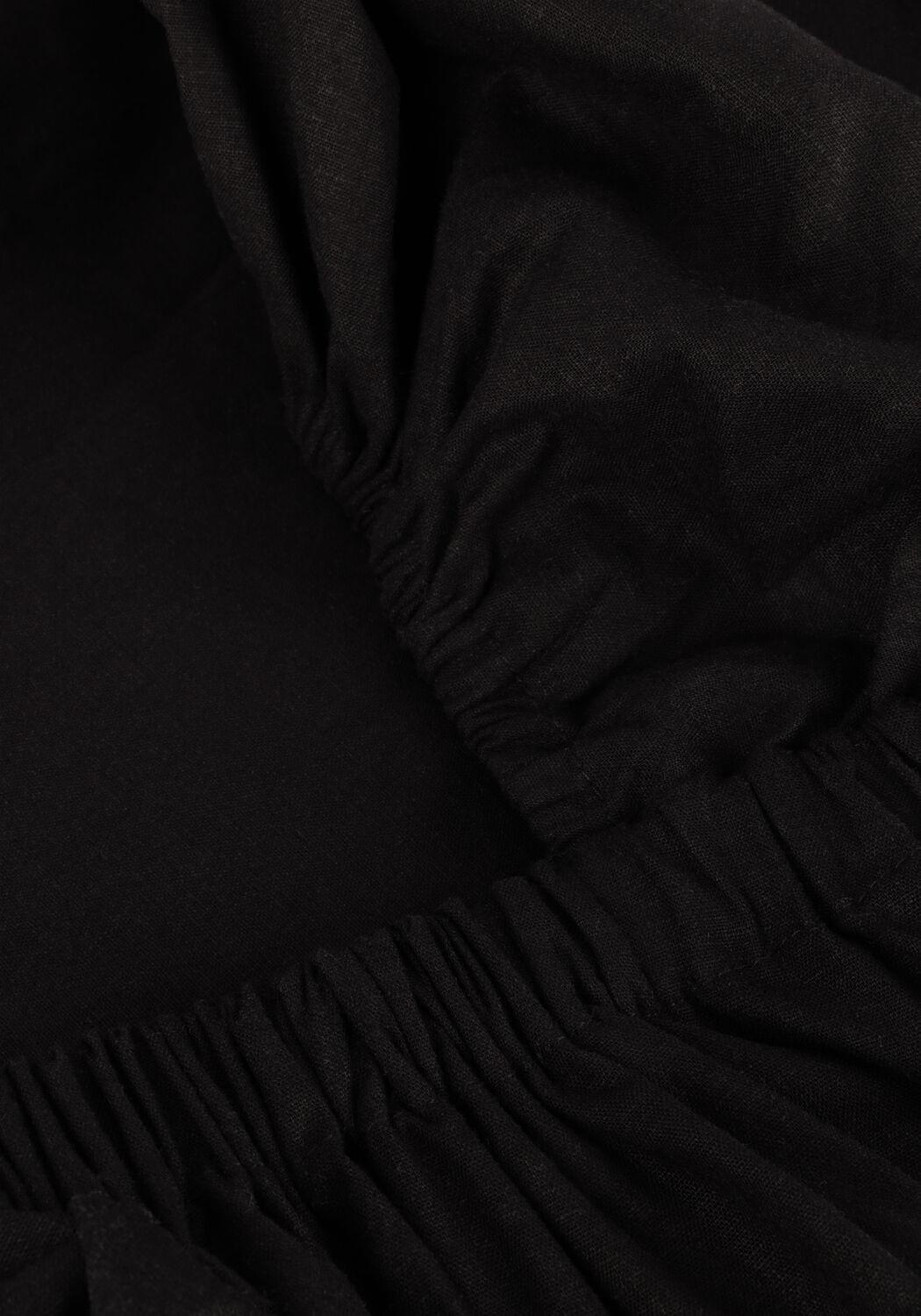 GESTUZ Mini robe ELARAHGZ LINEN SHORT DRESS en noir - large