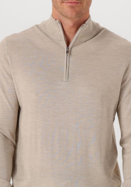 PROFUOMO Pull PULLOVER HALF ZIP MERINO Sable - large