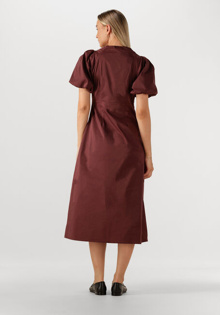 Bordeaux NEO NOIR Maxi jurk ILLANA POPLIN DRESS - large