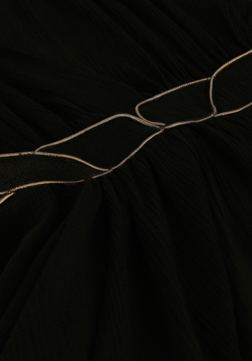 Zwarte LOUIZON Mini jurk AMINE ROBE - large