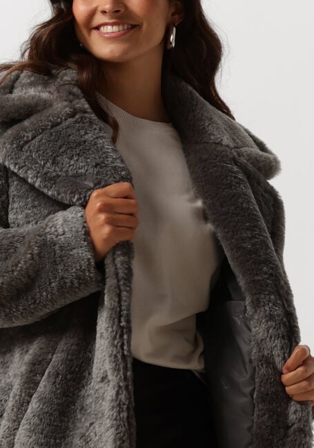 NOTRE-V Manteau en fausse fourrure NV-ECRIN en gris - large