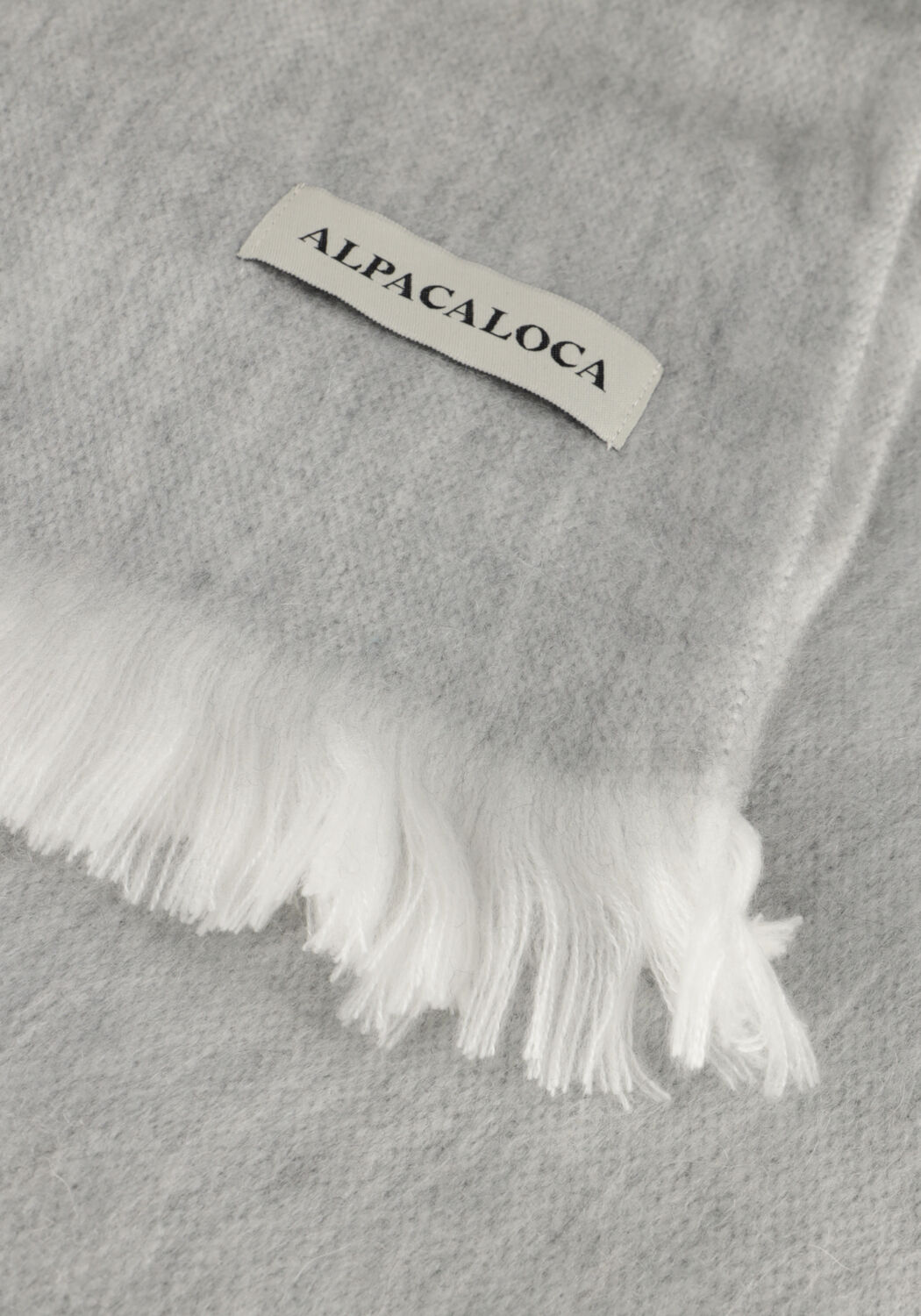 Grijze ALPACA LOCA Sjaal 407 SCARF - large