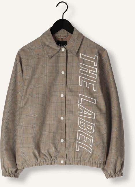 Camel ALIX THE LABEL Jack LADIES WOVEN CHECK BOMBER Camel ALIX THE LABEL Jack LADIES WOVEN CHECK BOMBER - large