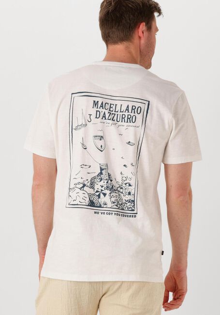 Witte BUTCHER OF BLUE T-shirt FRESCO DAZZURO TEE - large