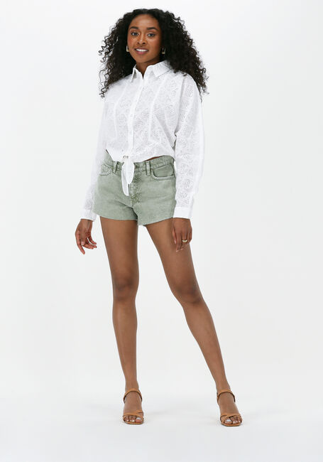 Witte GUESS  LS TINA SHIRT - large