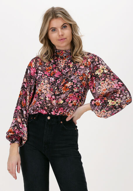 NEO NOIR HORATIO FESTIVE FLORAL BLOUSE Blouses en rose - large