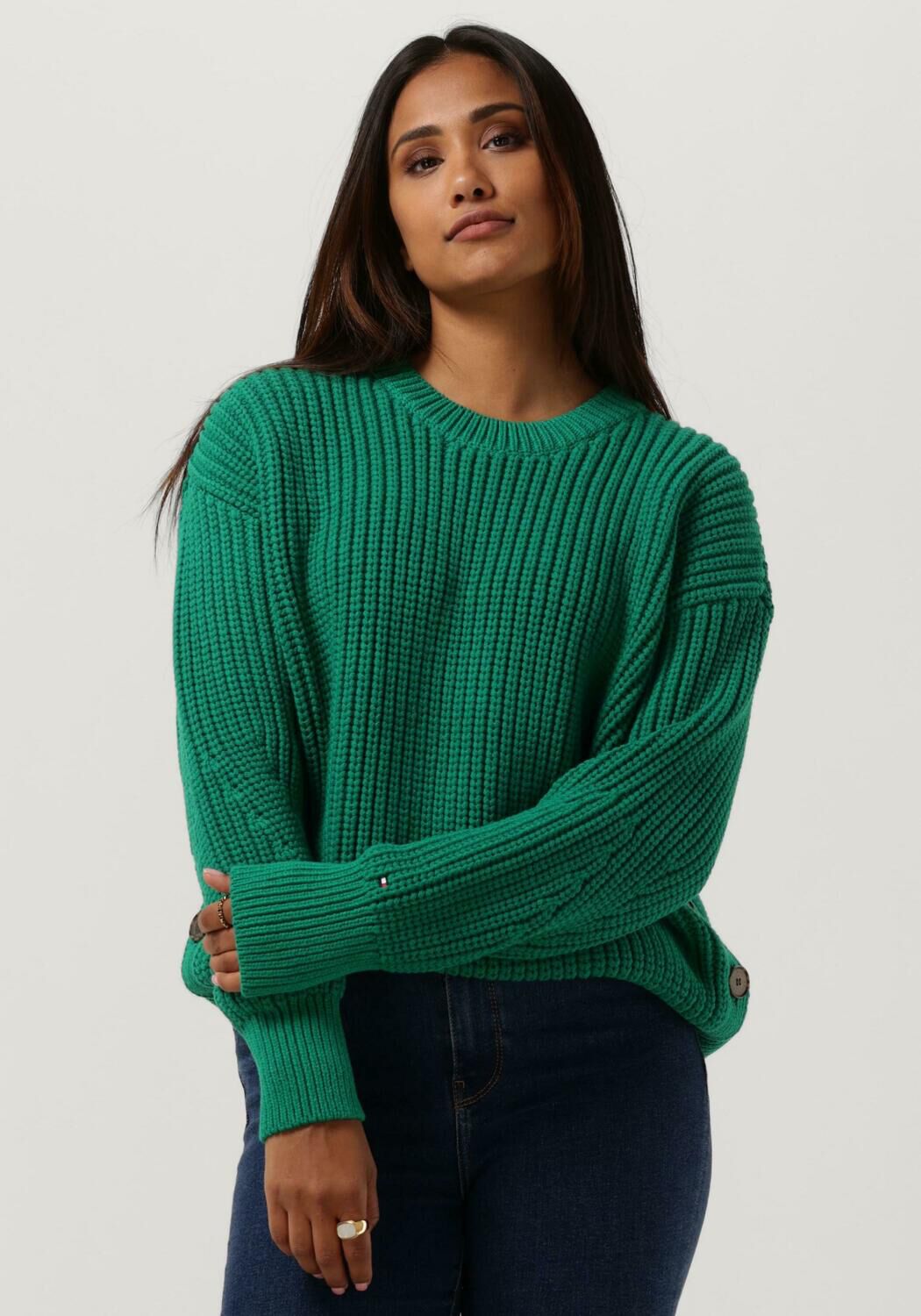 Pull tommy vert fluo on sale