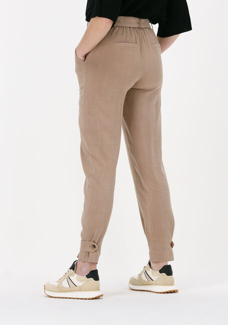 SIMPLE Pantalon WOVEN PANTS HIRA STRUC en marron - large