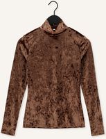 CATWALK JUNKIE Haut LS VELVET en marron CATWALK JUNKIE Haut LS VELVET en marron - medium