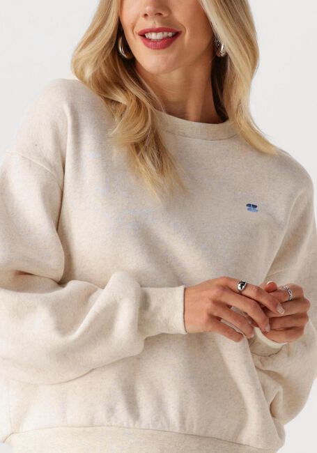 BY-BAR Chandail BIBI DANCING MELANGE SWEATER Écru - large