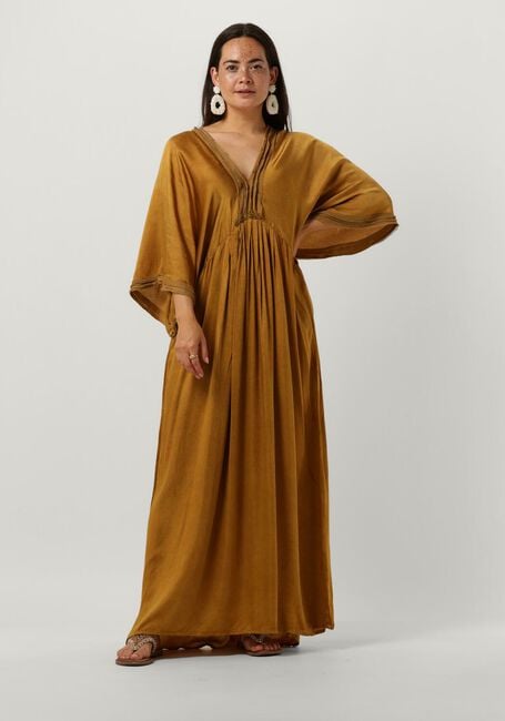 MES DEMOISELLES Robe maxi VOLRA en marron - large