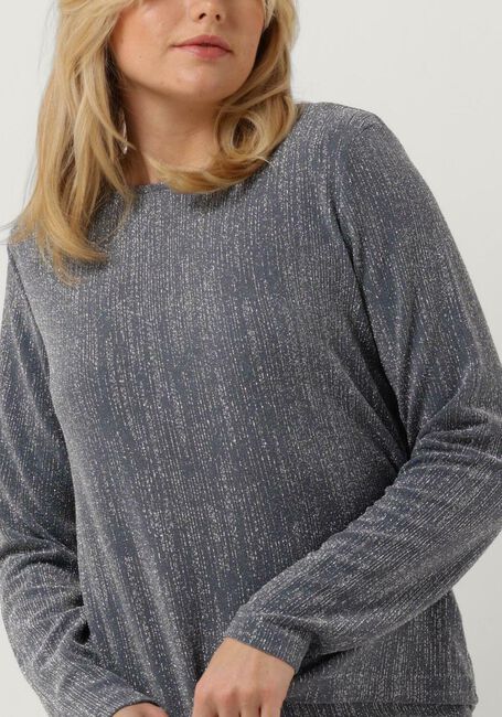 Grijze LEVETE ROOM  LR-WARREN 3 BLOUSE - large