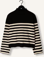 MINUS Pull LUPI STRIPE KNIT PULLOVER en noir MINUS Pull LUPI STRIPE KNIT PULLOVER en noir - medium