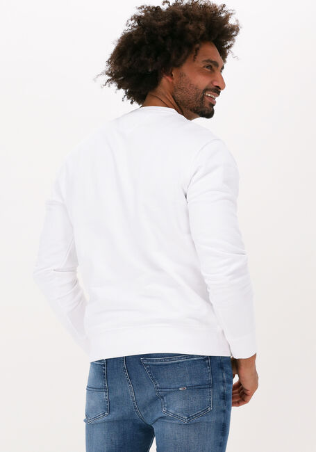Witte TOMMY JEANS Sweater TJM CORP LOGO CREW - large