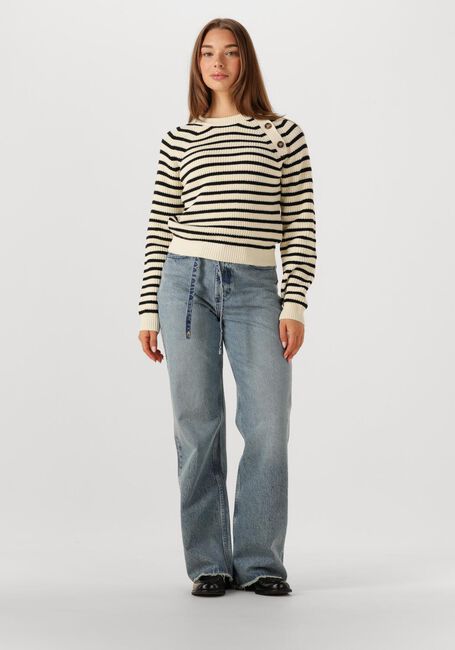 Zwarte ANOTHER LABEL Trui ASTER KNITTED PULL L/S - large