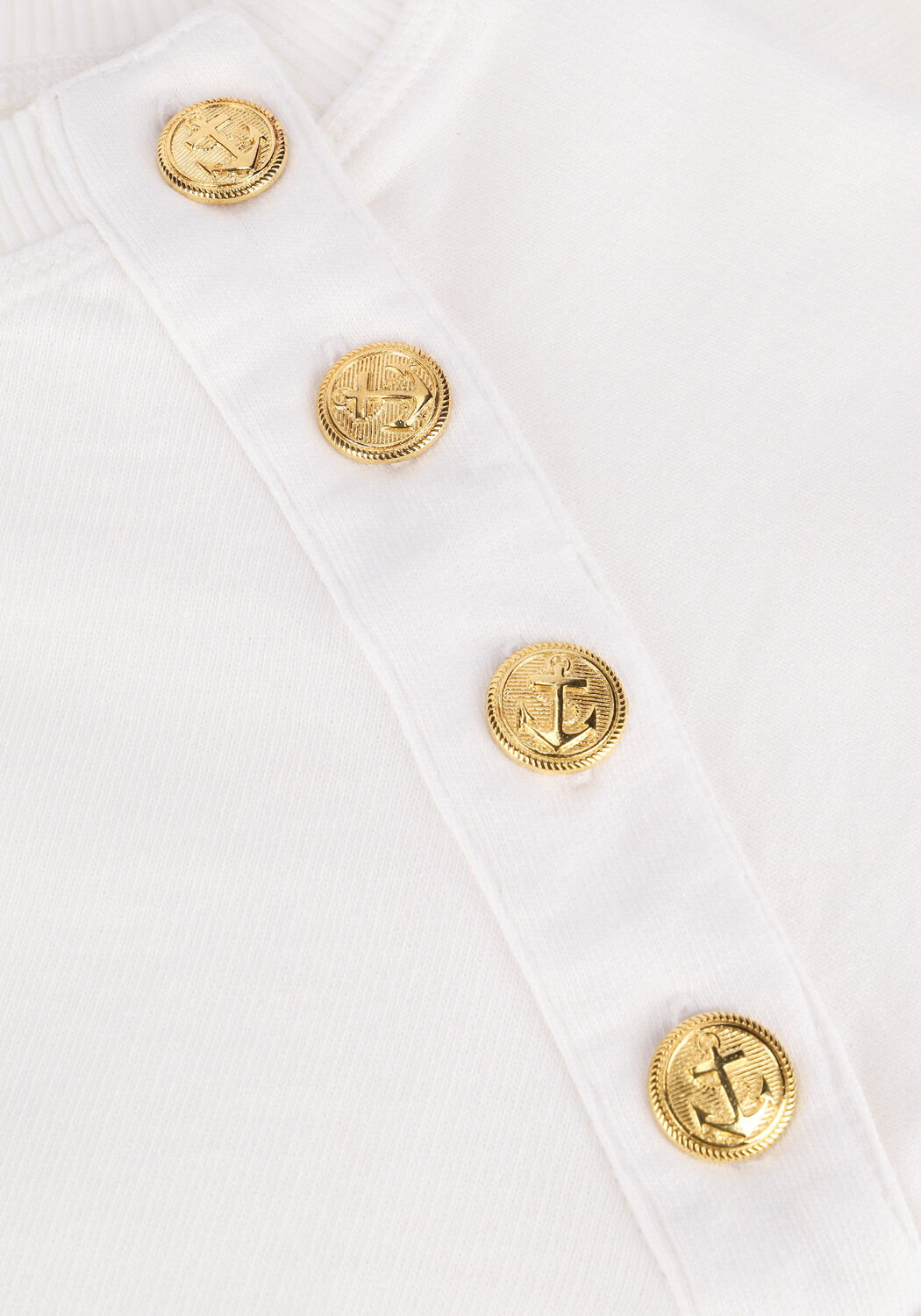 Witte LEON & HARPER Sweater SALLY JC55 PLAIN - large