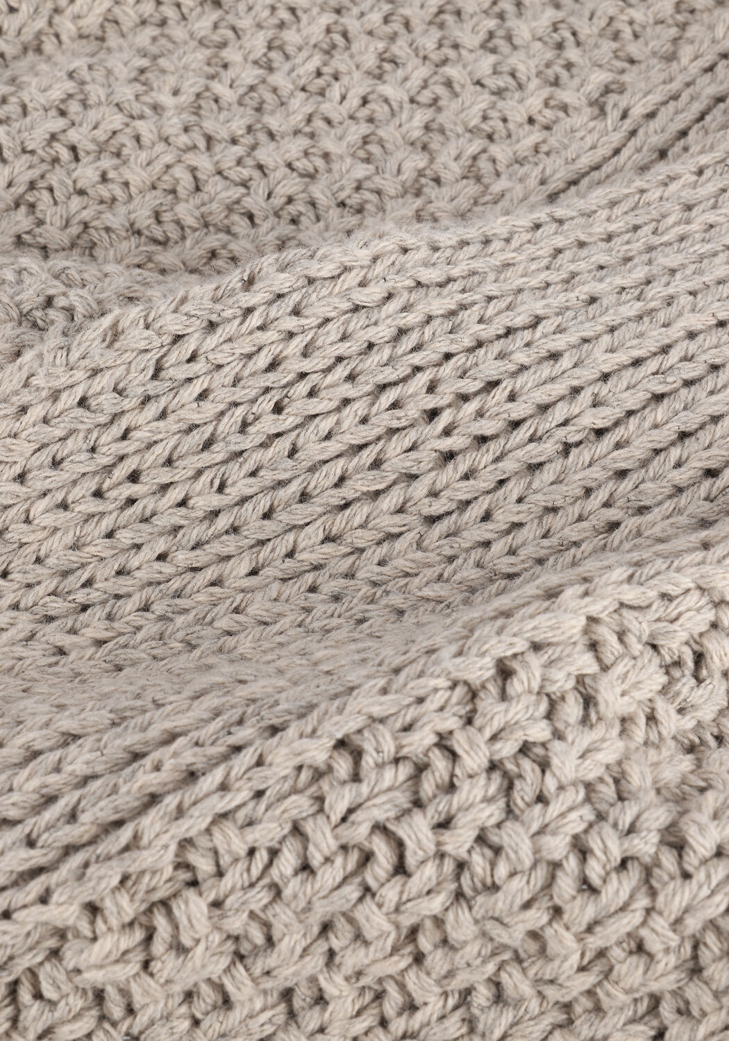 SIMPLE Gilet KNITTED CARDIGAN en gris - large