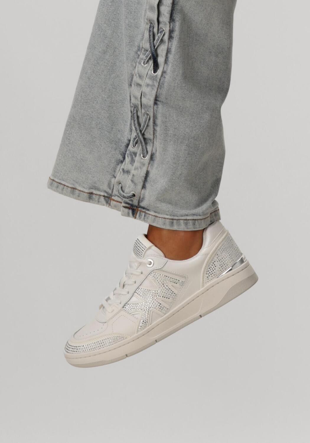 Witte MICHAEL KORS Sneakers REBEL LACE UP - large