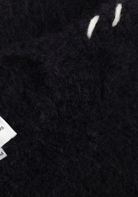 Zwarte AMERICAN DREAMS Trui CATIO MOHAIR STITCH PULLOVER Zwarte AMERICAN DREAMS Trui CATIO MOHAIR STITCH PULLOVER - large