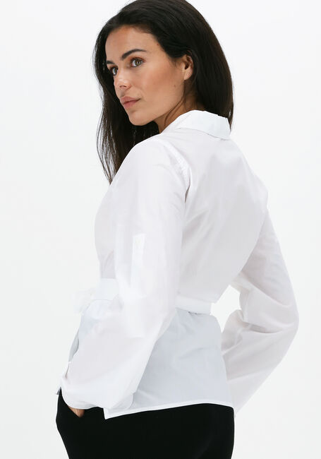 VANILIA POPLIN WRAP Blouses en blanc - large