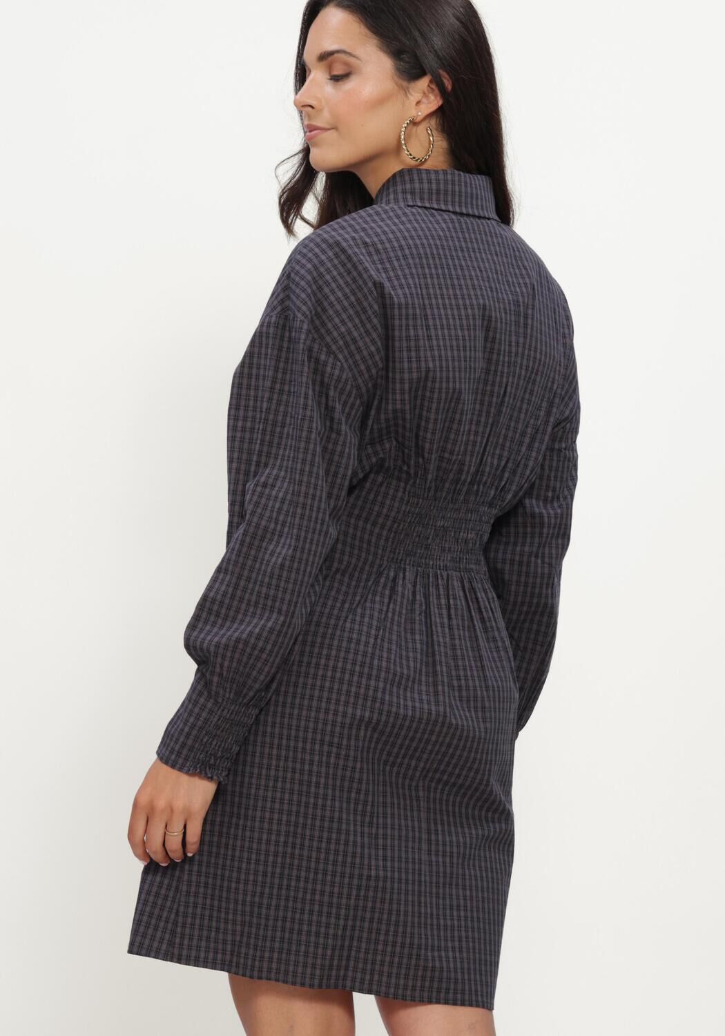 Donkergrijze NOTRE-V Midi jurk NV-IRIS - large