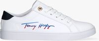 Witte TOMMY HILFIGER Lage sneakers TH SIGNATURE CUPSOLE - medium