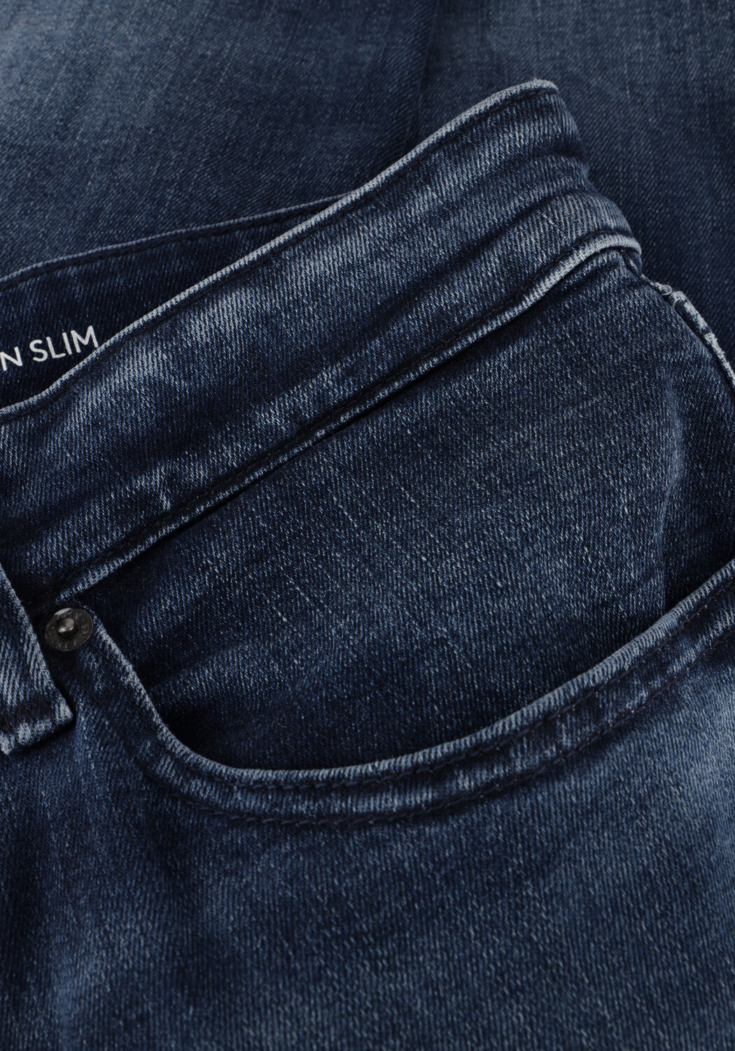 Donkerblauwe TOMMY JEANS Slim fit jeans SCANTON SLIM AI1262 - large