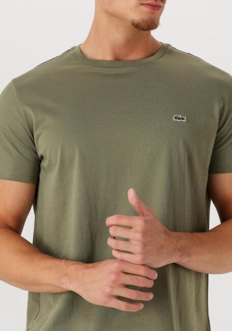 Khaki LACOSTE T-shirt 1THT1 MENS TEE-SHIRT 12 - large
