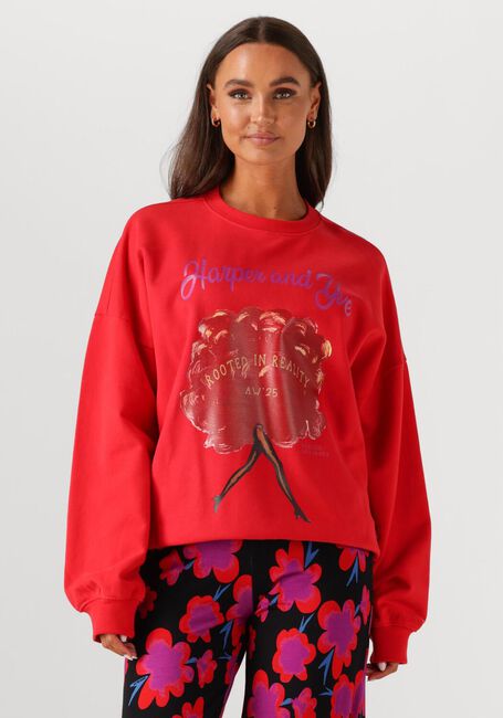 HARPER & YVE Chandail ROOTEDINREALITY-SW en rouge - large