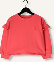 PETIT BLUSH Chandail JUNE RUFFLE SWEATER Corail PETIT BLUSH Chandail JUNE RUFFLE SWEATER Corail - medium