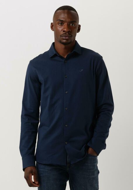 Donkerblauwe PME LEGEND Casual overhemd LONG SLEEVE SHIRT CTN SINGLE JERSEY - large