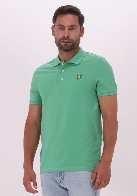 Groene LYLE & SCOTT Polo PLAIN POLO SHIRT - large